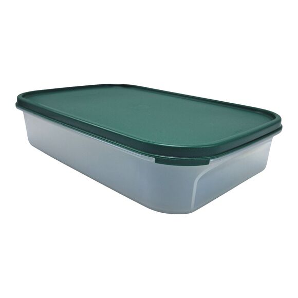 Tupperware Other - Tupperware Modular Mates Rectangle Storage Container 8.5 Cup #1608 Green Seal